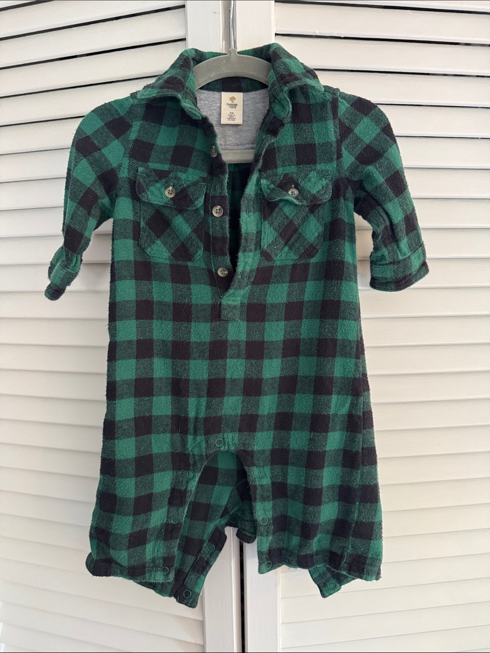 Tucker & Tate Buffalo Check Flannel Outfit 3m